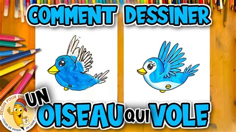 Comment Dessiner Un Oiseau Qui Vole Facilement Youtube