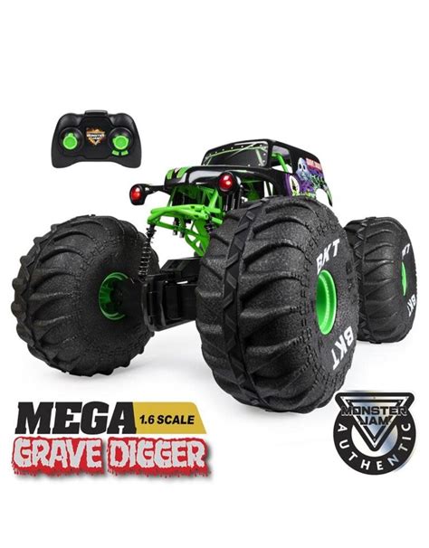 SPNM6046197 MONSTER JAM GRAVE DIGGER RC MONSTER TRUCK: MEGA SIZE - My ...