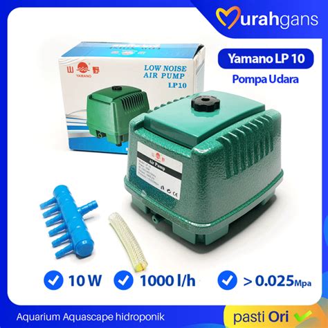 Yamano Lp Pompa Udara Aquarium Aerator Kolam Hi Blow Watt