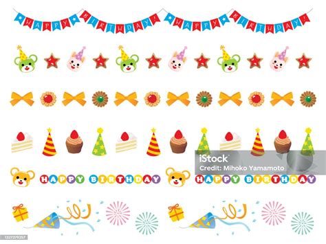 誕生日の線イラストセット - 誕生日ケーキのベクターアート素材や画像を多数ご用意 - 誕生日ケーキ, イラストレーション, ショートケーキ