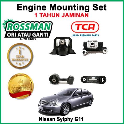 Nissan Sylphy 2008 2012 G11 TCA Engine Mounting Set 1 Year Warranty