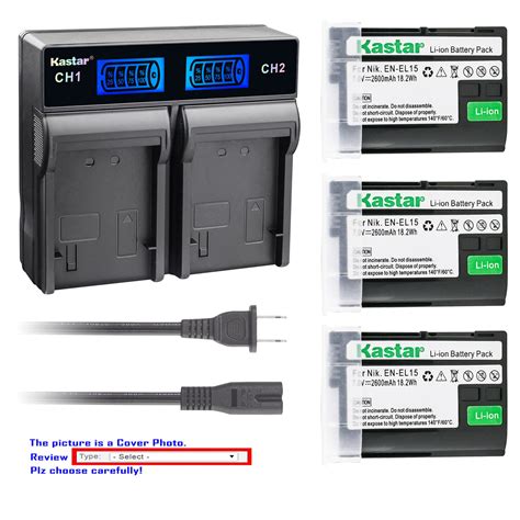 Kastar Battery Lcd Rapid Charger For Nikon En El Mh Nikon D