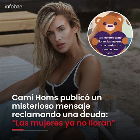 TeleShow on Twitter Cami Homs publicó un misterioso mensaje