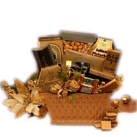 Gbds Golden Gatherings Holiday T Basket Christmas T Basket Holiday T Basket