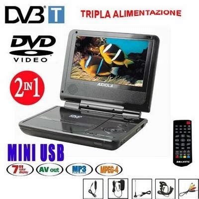 Dvx D Usb Lettore Dvd Mpeg Portatile Con Sintonizzatore Digitale