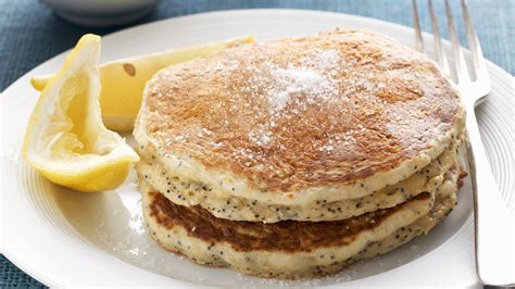 Pancakes Mit Mohn Und Zitrone