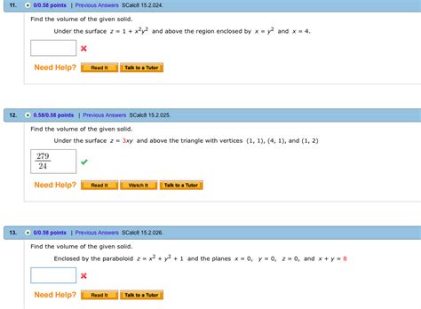 Solved Points Previous Answers Scalc Chegg