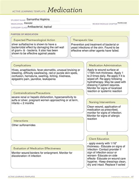 Dosage Calculations Ati Basic Concept Template