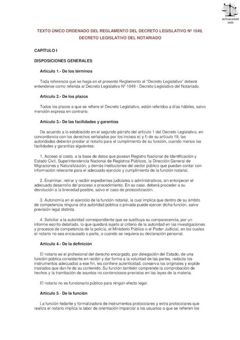 PDF TEXTO ÚNICO ORDENADO DEL REGLAMENTO DEL DECRETO TEXTO ÚNICO