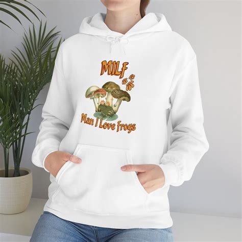 Man I Love Frogs Hoodie Frogcore Sweatshirt Frog Sweatshirt Frog