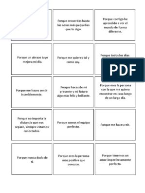 Razones Por Las Que Te Amo Pdf Artofit