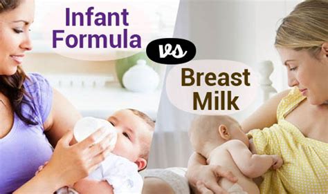 Breast Milk Vs Infant Formula The Wellness Corner