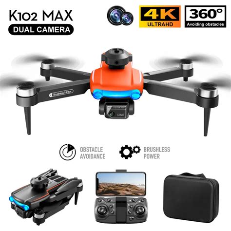 K Max Folding Drone With K Dual Camera Brushless Motors Optical