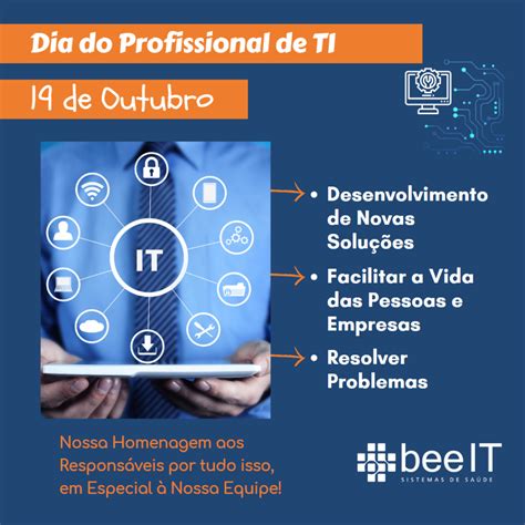 De Outubro Dia Do Profissional De Inform Tica E Tecnologia Da