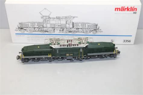 MÄRKLIN 3356 DELTA Digital Elok Serie Be 6 8 III SBB Krokodil grün Spur