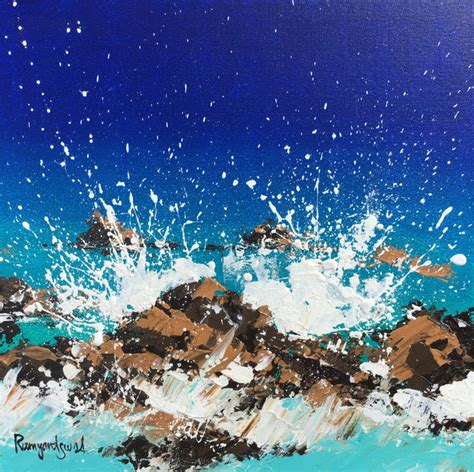 Ocean Waves 5 Painting By Irina Rumyantseva Artmajeur