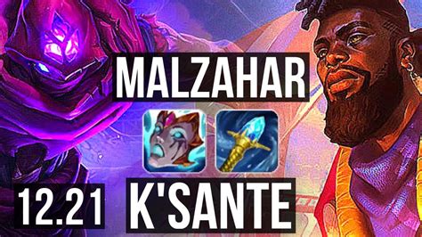 MALZ Vs K SANTE TOP 300 Games 2 1 3 EUW Diamond 12 21 YouTube