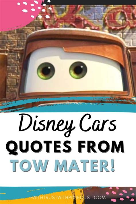 Disney Cars Quotes From Towmater Artofit