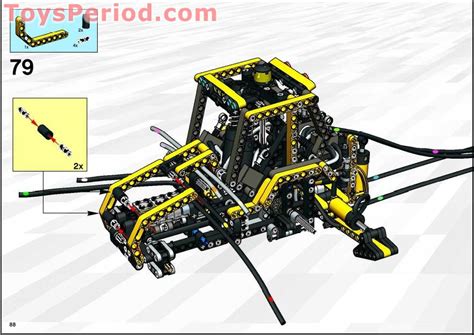 LEGO 8455 Back-hoe Loader (Backhoe) Instructions and Parts List
