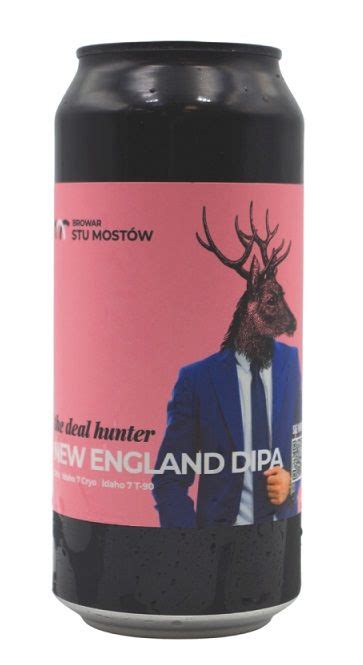 Browar Stu Mostów The Deal Hunter New England DIPA Puszka 440ml Dobra