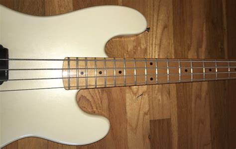 1989 Fender Squier Ii P Bass Pearl White Korea Made Make Reverb