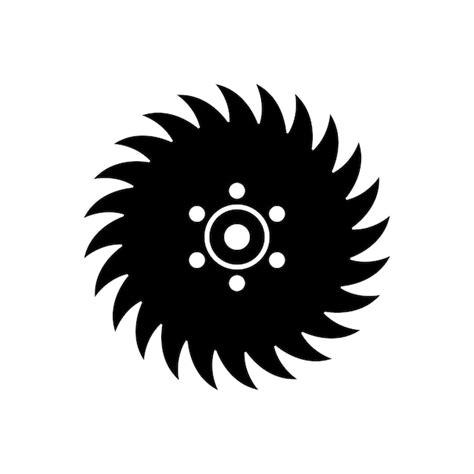 Premium Vector Saw Blade Icon