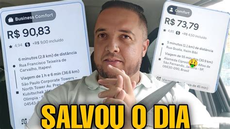 SALVOU O DIA ASSIM QUE TRABALHO NA SEMANA COMO MOTORISTA UBER 99POP