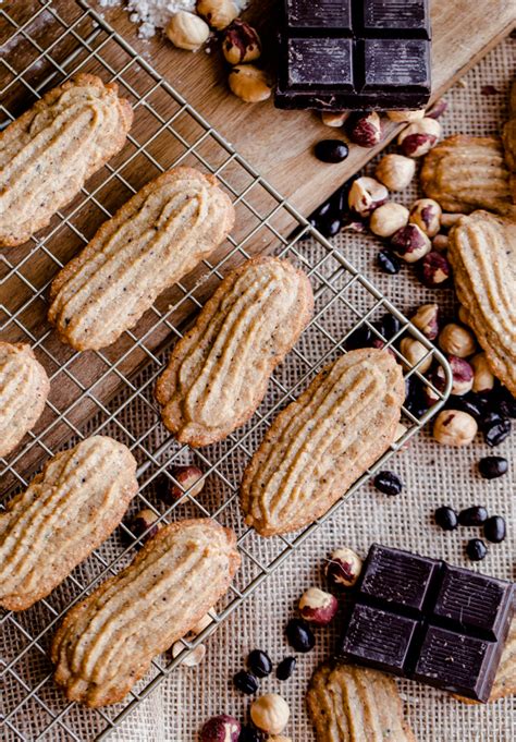 Espresso Hazelnut Cookies With Dark Chocolate Drizzle A Beautiful Plate