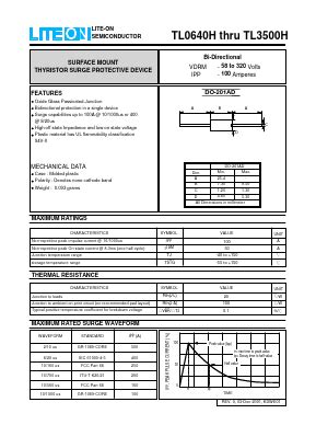 Tl H Datasheet Pdf Liteon Technology