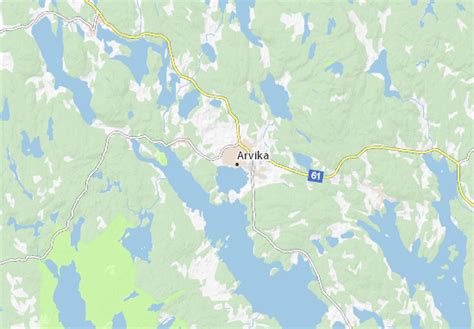 Map of Arvika - Michelin Arvika map - ViaMichelin