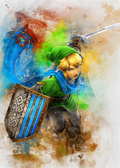 Link artwork #1 Digital Art by Big Mart - Pixels