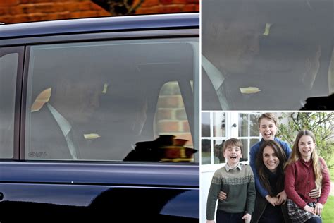 Kate Middleton Pictured Leaving Windsor Castle In Car With William