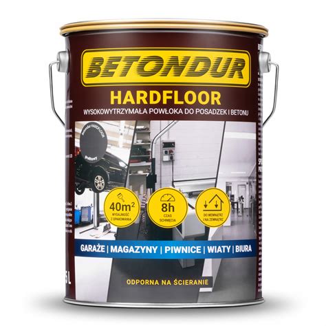 Betondur HARDFLOOR Farba Grafitowa 5L 432634 Cena Opinie Emalie