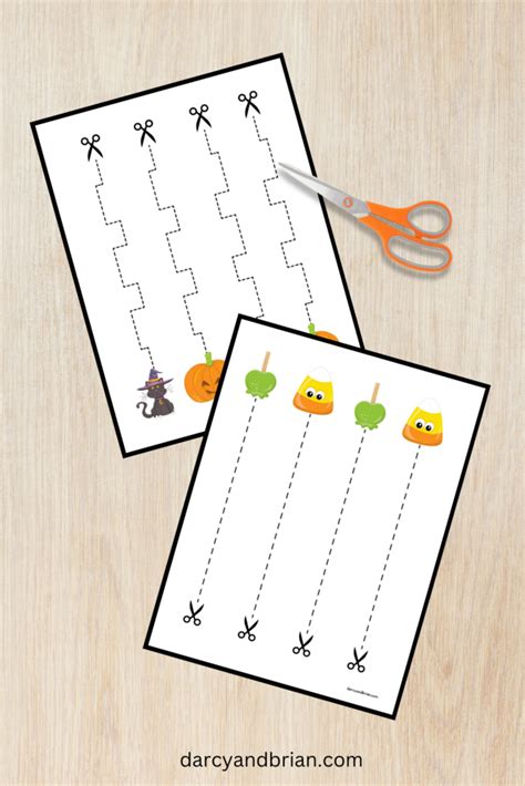 Halloween Cutting Activities For Preschoolers Free Printables