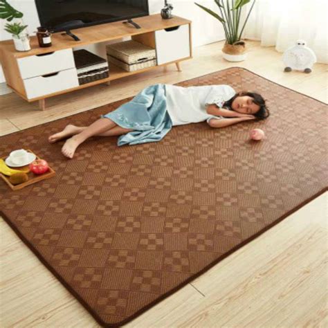 Japanese Style Rattan Mat Tatami Summer Carpet Home Living Room Bedroom