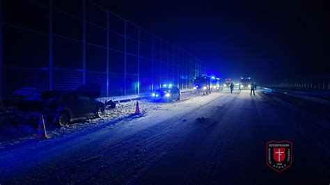 Wokowice Kolizja Na Autostradzie A Grudnia R