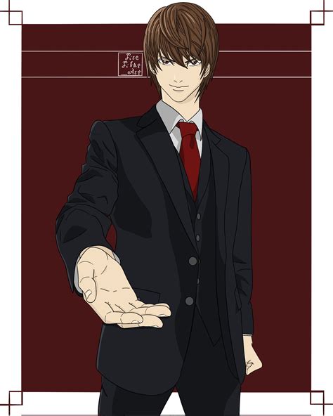 Light Yagami Full Body Drawing