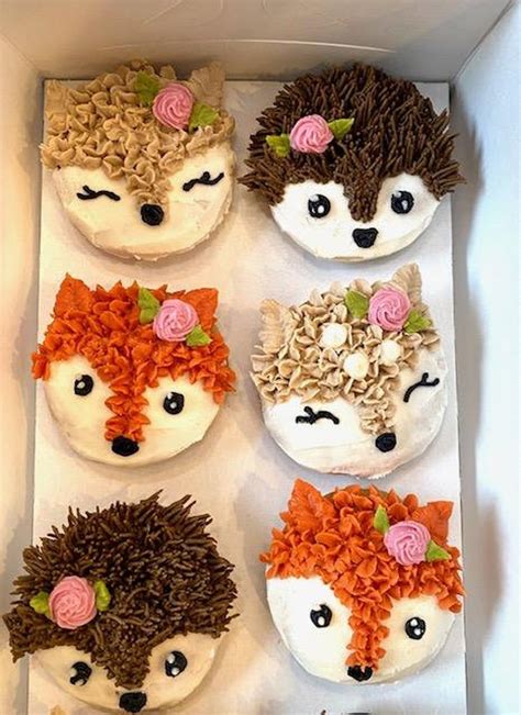 cute animal cupcake designs