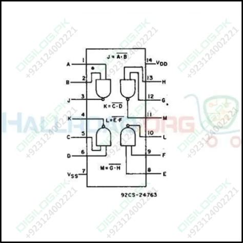 Nand Gate Cd Ic Cmos Quad Input Nand Gate Digilog Pk