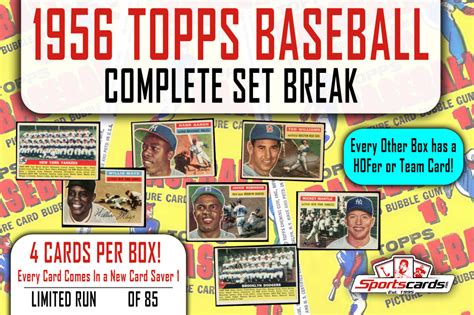 Topps Baseball Complete Set Break Mystery Box Cards Per Box