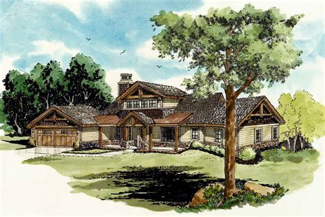 Rustic Mountain Home Plan 12932kn Architectural Designs House Plans