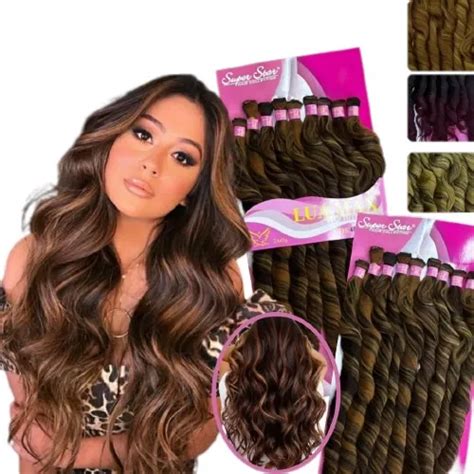 Cabelo Ondulado Org Nico Luna Super Star Gramas Brinde Frete Gr Tis