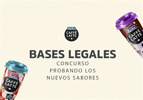 Bases Legales Concurso Probando Los Nuevos Sabores