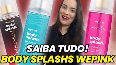 Body Splashs Wepink Todas As Fragr Ncias Da Marca Youtube