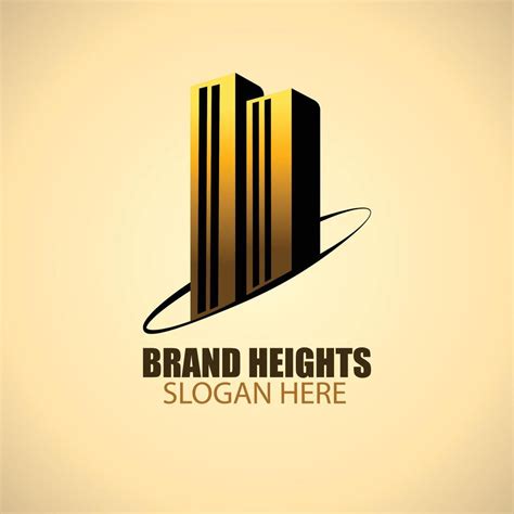 golden building logo 39940960 Vector Art at Vecteezy