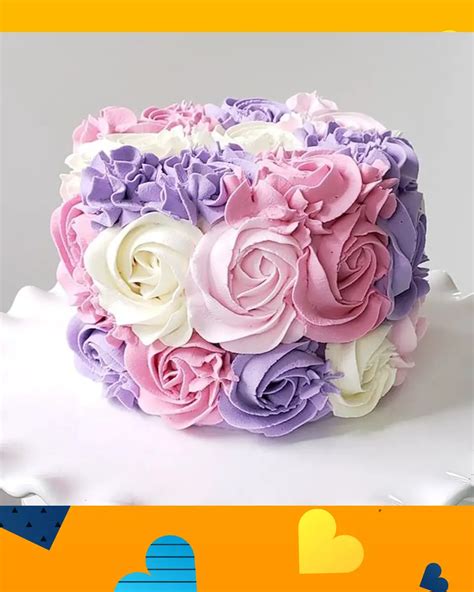 Ombre Rosette Cake Nabakery