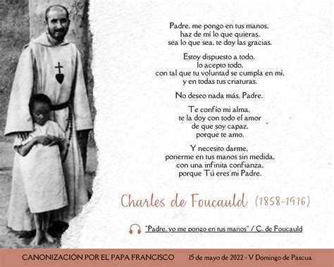 Introducir Imagen Padre Me Pongo En Tus Manos Carlos De Foucauld