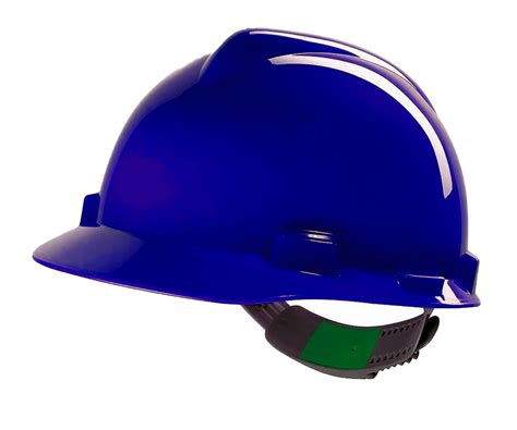 Capacete Azul Marinho Completo Msa V Gard Aba Frontal Suspens O E