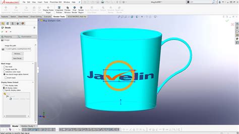 Applying Decals With Background Masking In Solidworks Part