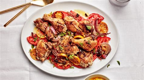 Roast Chicken With Fresh Tomatoes Recipe | Bon Appétit